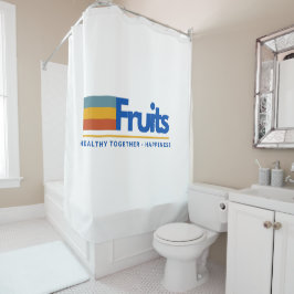 Cortina Para Box Tipografia Fruta