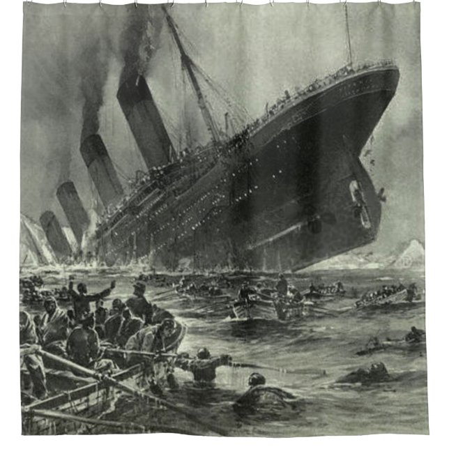 Cortina Para Box Titanic do RMS de Sinalização (Frente)