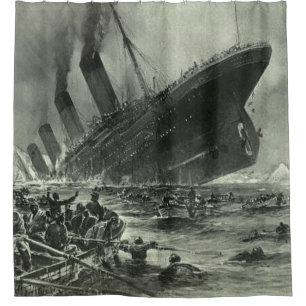Cortina Para Box Titanic do RMS em Sinalização