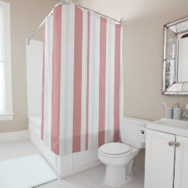 Cortina Para Box Toalha de Banho Blush Nordic Stripe 