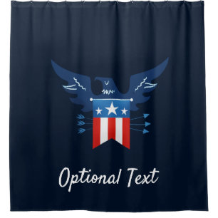 Cortina Para Box Toda Águia Americana e Patriótica