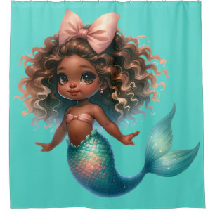 Cortina Para Box "Toddler Mermaid Delight"