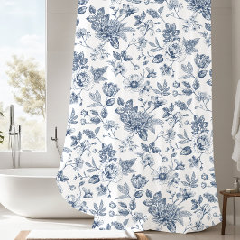 Cortina Para Box Toile de Elegance Garden