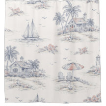 Toile de Jouy Azul Costeira