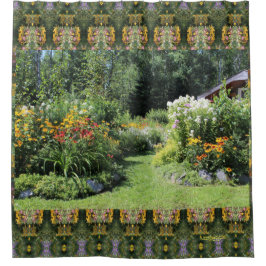 Cortina Para Box Tome o trajeto do jardim da casa de campo!