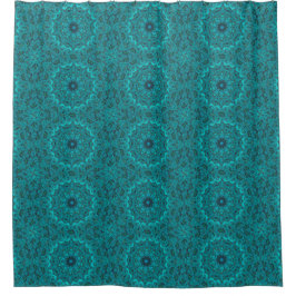 Cortina Para Box Tonal azul divertido por toda parte