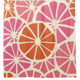 Cortina Para Box Toranjas (grapefruit), em pedaços, sem costura, d