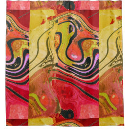 Cortina Para Box Trabalho de arte abstrato