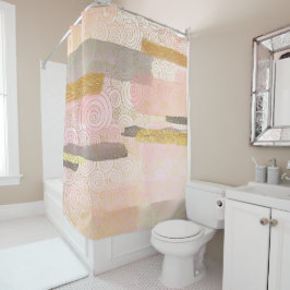 Cortina Para Box Trabalho de arte de ondas Abstrato de estilo japon