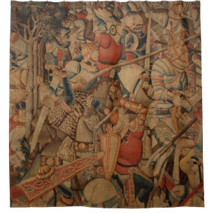 Cortina Para Box Trabalhos de arte antigos bonitos da tapeçaria