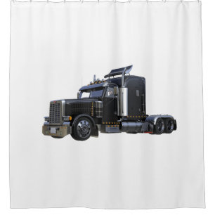 Cortina Para Box Trailer Preto Semi