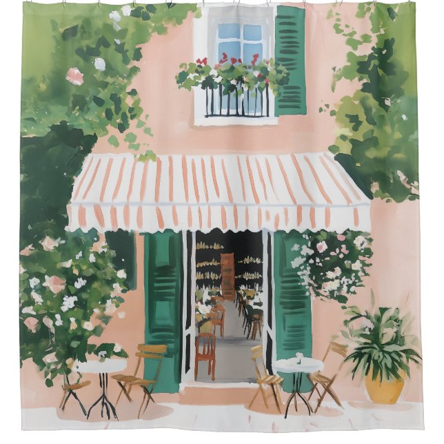 Cortina Para Box Tranquil Terrace em Roma (Frente)