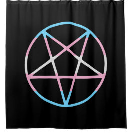 Cortina Para Box trans gay pride flag pentagram transgender
