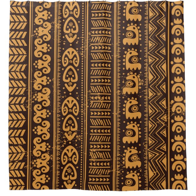 Cortina Para Box Tribal ethnic seamless (Frente)