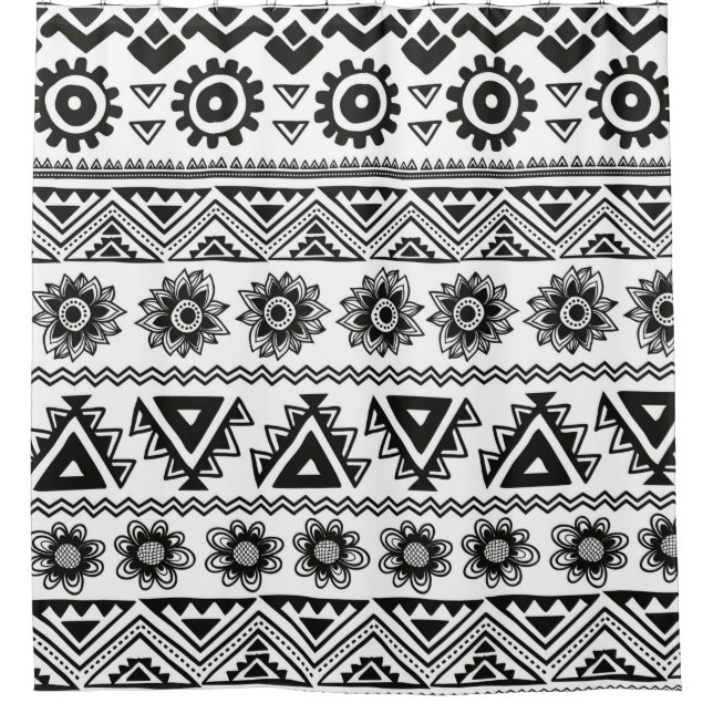 Cortina Para Box Tribal sem descontinuidades (Frente)