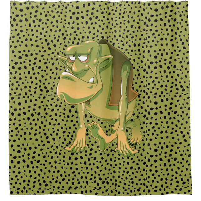 Cortina Para Box Troll feio (Frente)