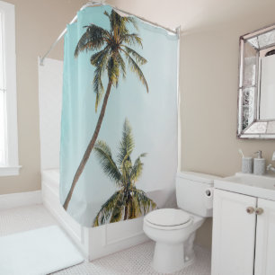 Cortina Para Box Tropical Palm Treine Beachy Summer