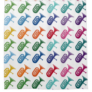 Cortina Para Box Tuba - Camisa De Música Colorida De Música Colorid