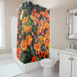 Cortina Para Box Tulipas Vermelhas de Istambul