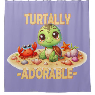 Cortina Para Box Turtally Adorável Brincadeira Bela Caricatura Turt
