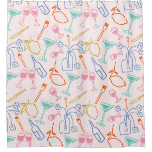 Cortina Para Box Tuscan Evening