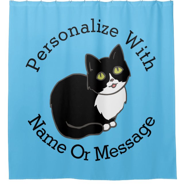 Cortina Para Box Tuxedo Cat (Frente)