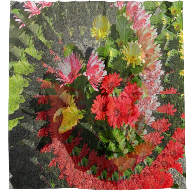 Cortina Para Box Um buquê para você..... (Frente)