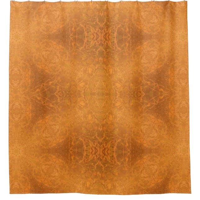 Cortina Para Box Um caleidoscópio de uma Estrela Laranja Queimada (Frente)