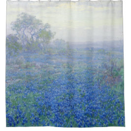 Cortina Para Box Um dia nublado, Bluebonnets por Onderdonk Vintage 