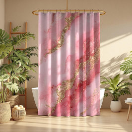 Cortina Para Box Um fundo de mármore rosa luxuoso