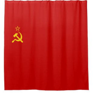 Cortina Para Box União Soviética (URSS) (martelo comunista e foice