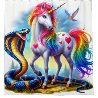 Cortina Para Box Unicorn Art