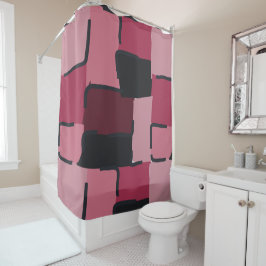 Cortina Para Box Urban Geo | Blush Muted | Hero Pattern