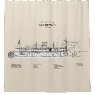 Cortina Para Box USCG Lighthouder Goldenrod - SBD