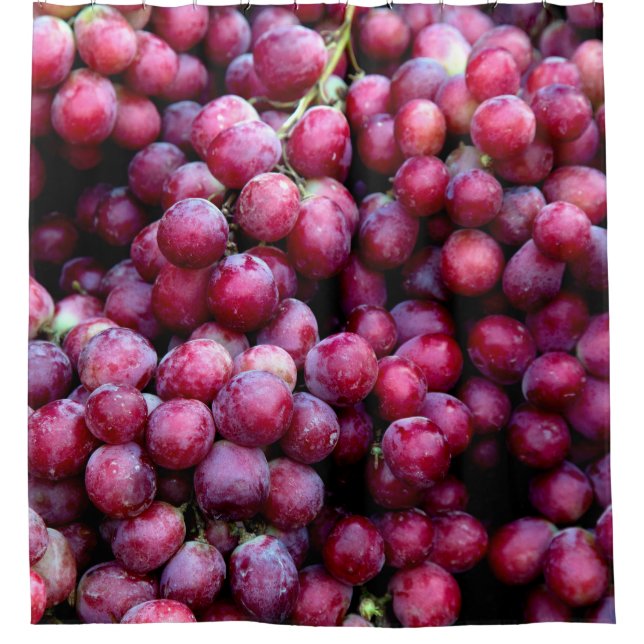 Cortina Para Box Uvas de vinho tinto (Frente)