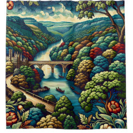 Cortina Para Box "Vale do rio Encantado"