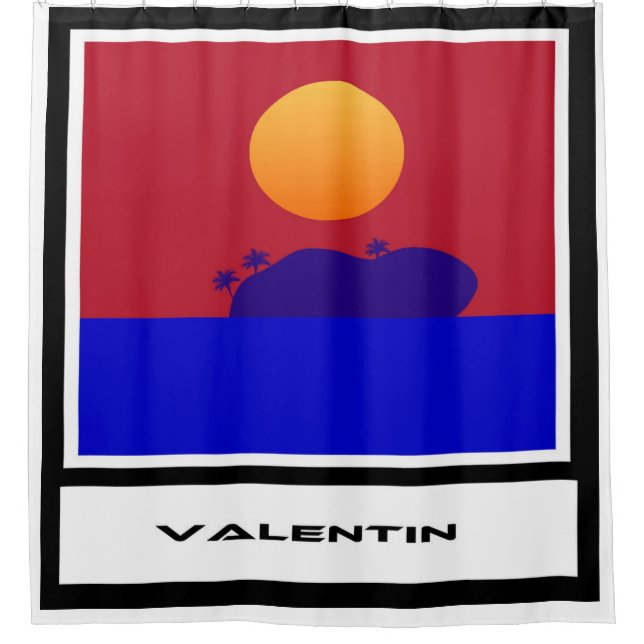 Cortina Para Box Valentin Design Nº1803 (Frente)