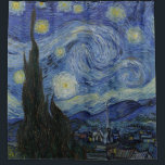 Cortina Para Box Van Gogh Starry Night<br><div class="desc">Cortina de chá de arte Starry Night. Uma das maiores obras-primas da história da arte, Starry Night, por Vincent Van Gogh. Cortina de chá de arte incrível com cores azuis únicas e uma paisagem maravilhosa. Se você ama Vincent Van Gogh e obras-primas de arte, então esta é a única cortina...</div>