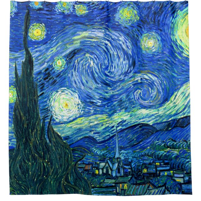 Cortina Para Box Van Gogh Starry Night (Frente)