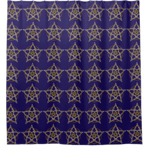 Cortina Para Box Venus Flor do Amor + Pentagrama - TriColor