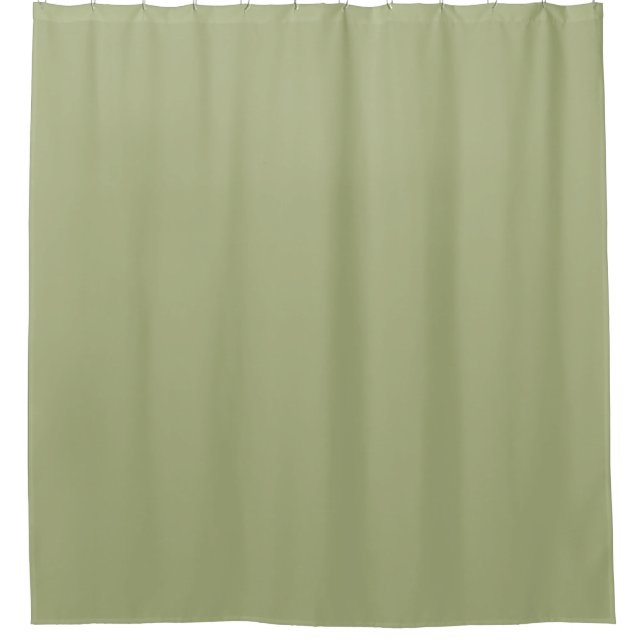 Cortina Para Box Verde Azul Esmaecido: Cor Sólida Uniforme (Frente)