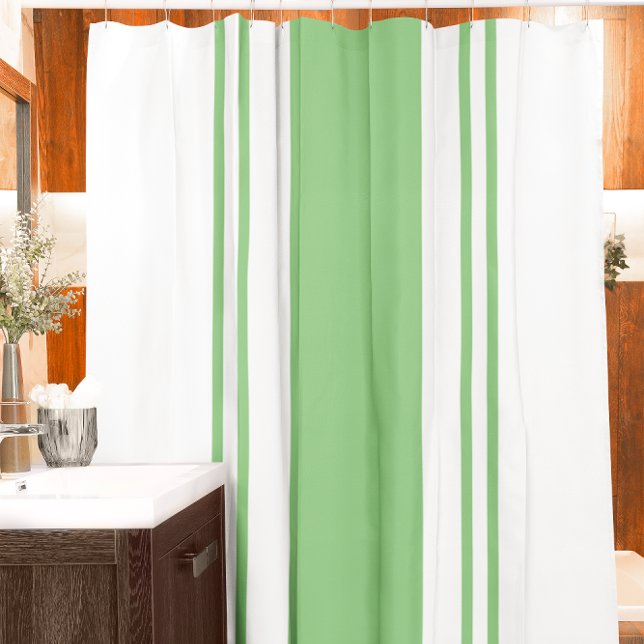 Cortina Para Box Verde e Branco (Criador carregado)
