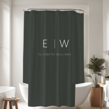 Verde escuro Elegante moderno minimalista branco p
