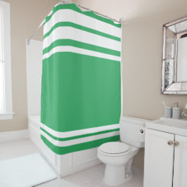 Cortina Para Box Verde Mar : Linhas Modernas em Branco