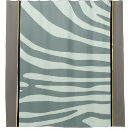 Cortina Para Box Verde-mint, preto e verde-menta