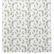 Verde Sálvia Aguarela Padrão Oliva Chic