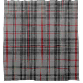 Cortina Para Box Verificação preta vermelha cinzenta da xadrez de