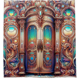 Cortina Para Box Viagens da Cortina do Chá do Wardrobe