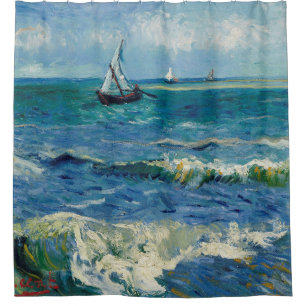 Cortina Para Box Vincent Van Gogh - A paisagem marinha em Saintes-M