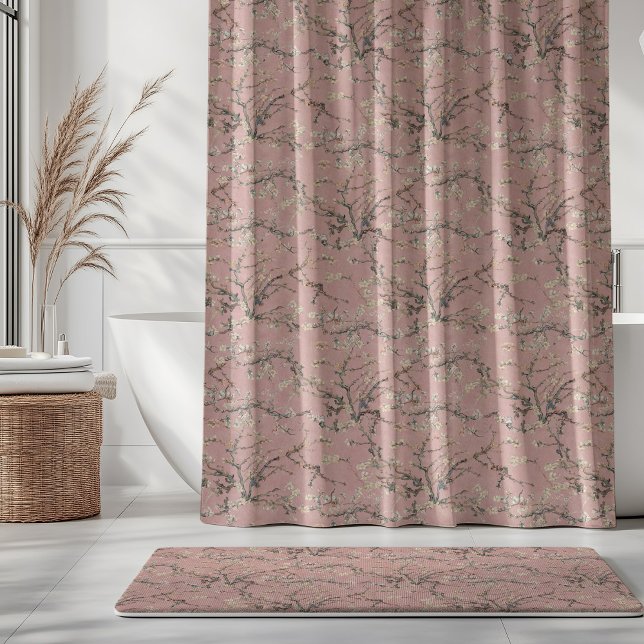 Cortina Para Box Vincent Van Gogh Almond Blossom on Rose Pink (Criador carregado)